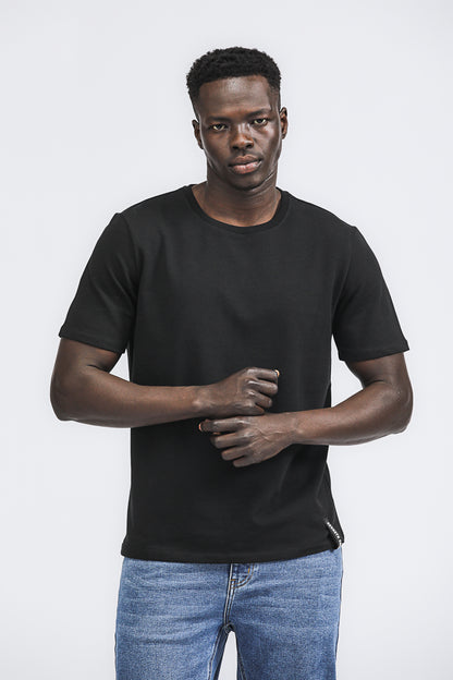French Terry Knit T Shirt