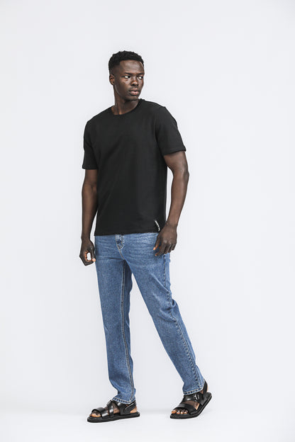 French Terry Knit T Shirt