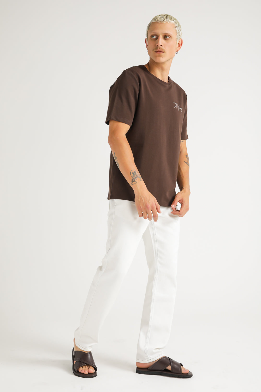French Terry Knit T Shirt