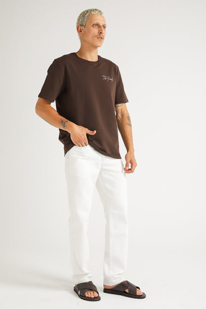 French Terry Knit T Shirt