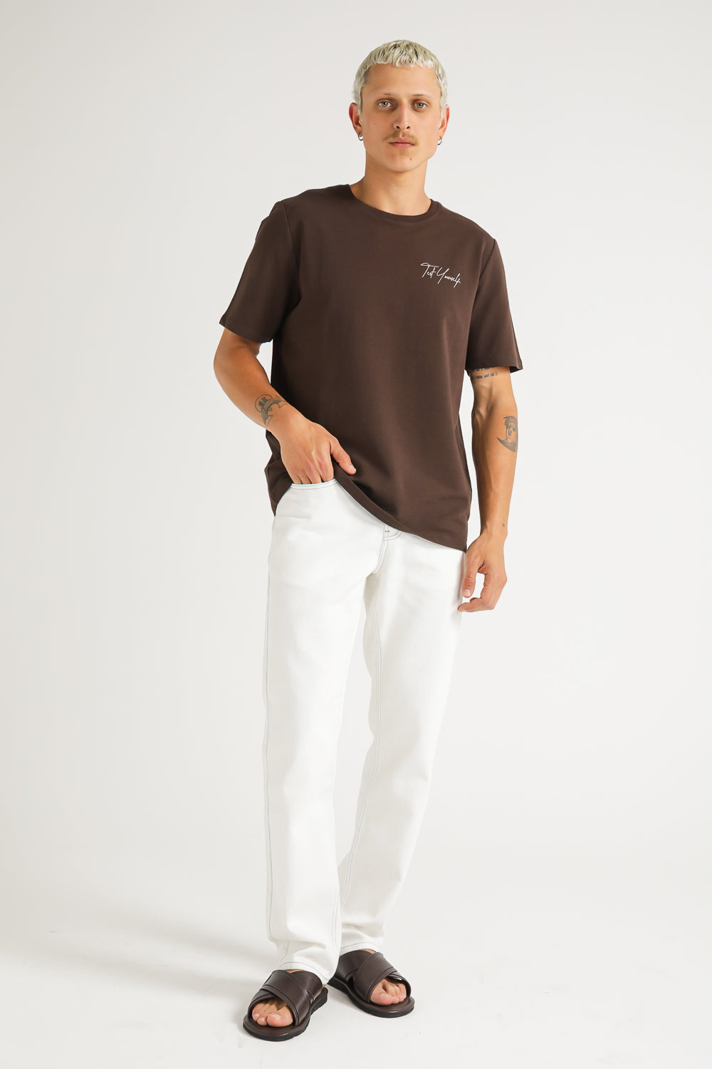 French Terry Knit T Shirt