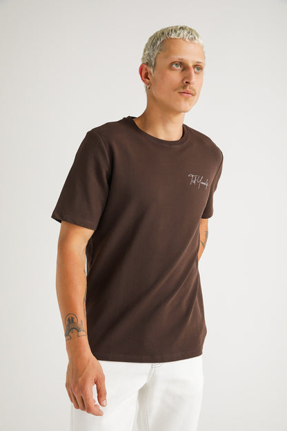 French Terry Knit T Shirt