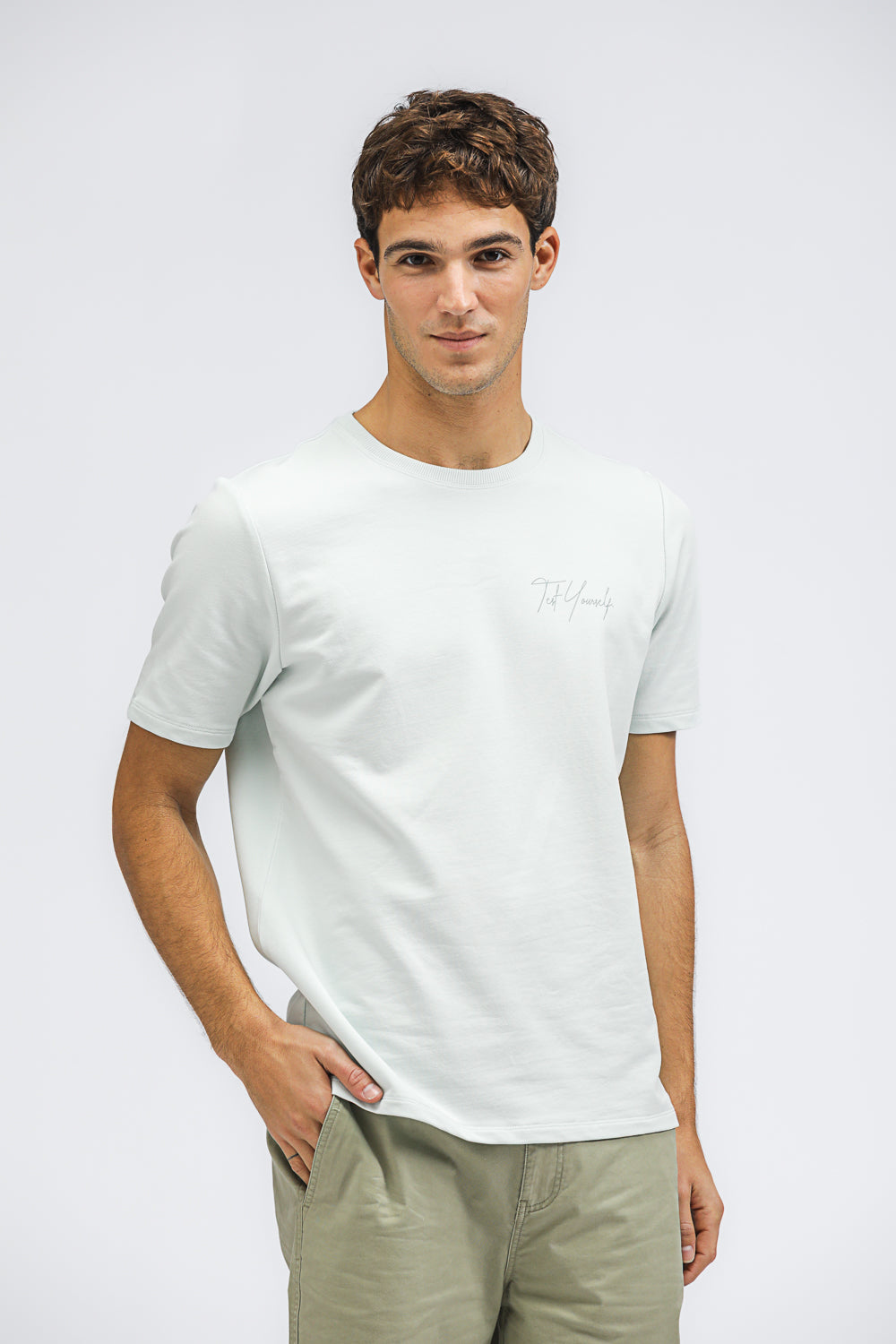 French Terry Knit T Shirt