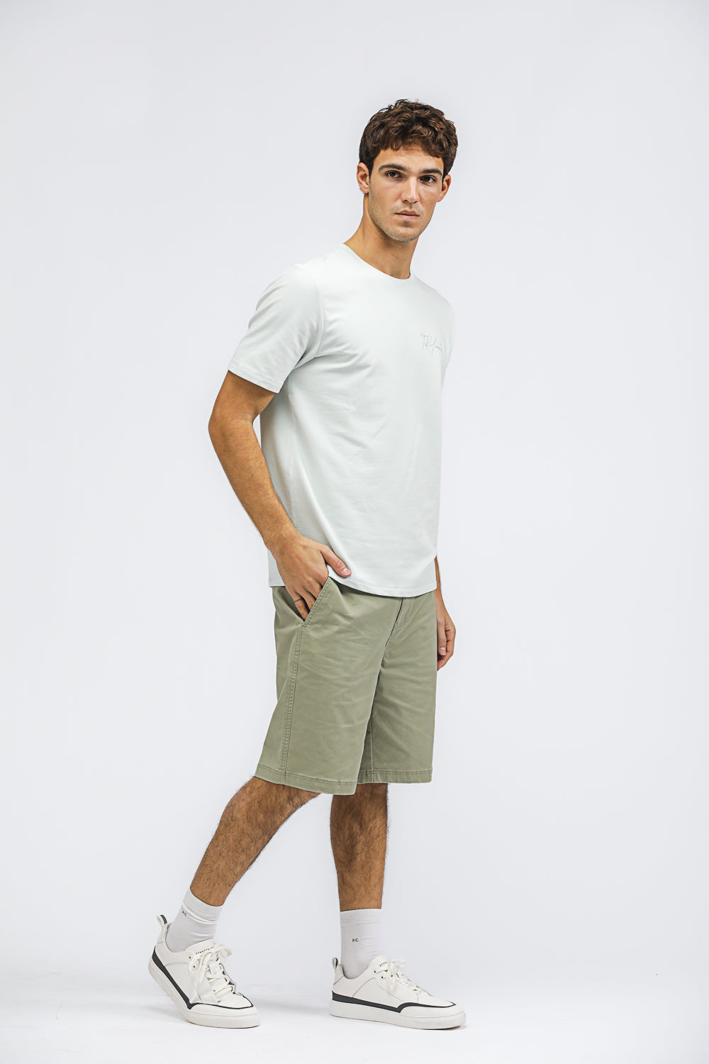 French Terry Knit T Shirt