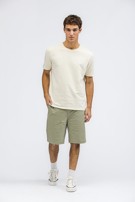 French Terry Knit T Shirt
