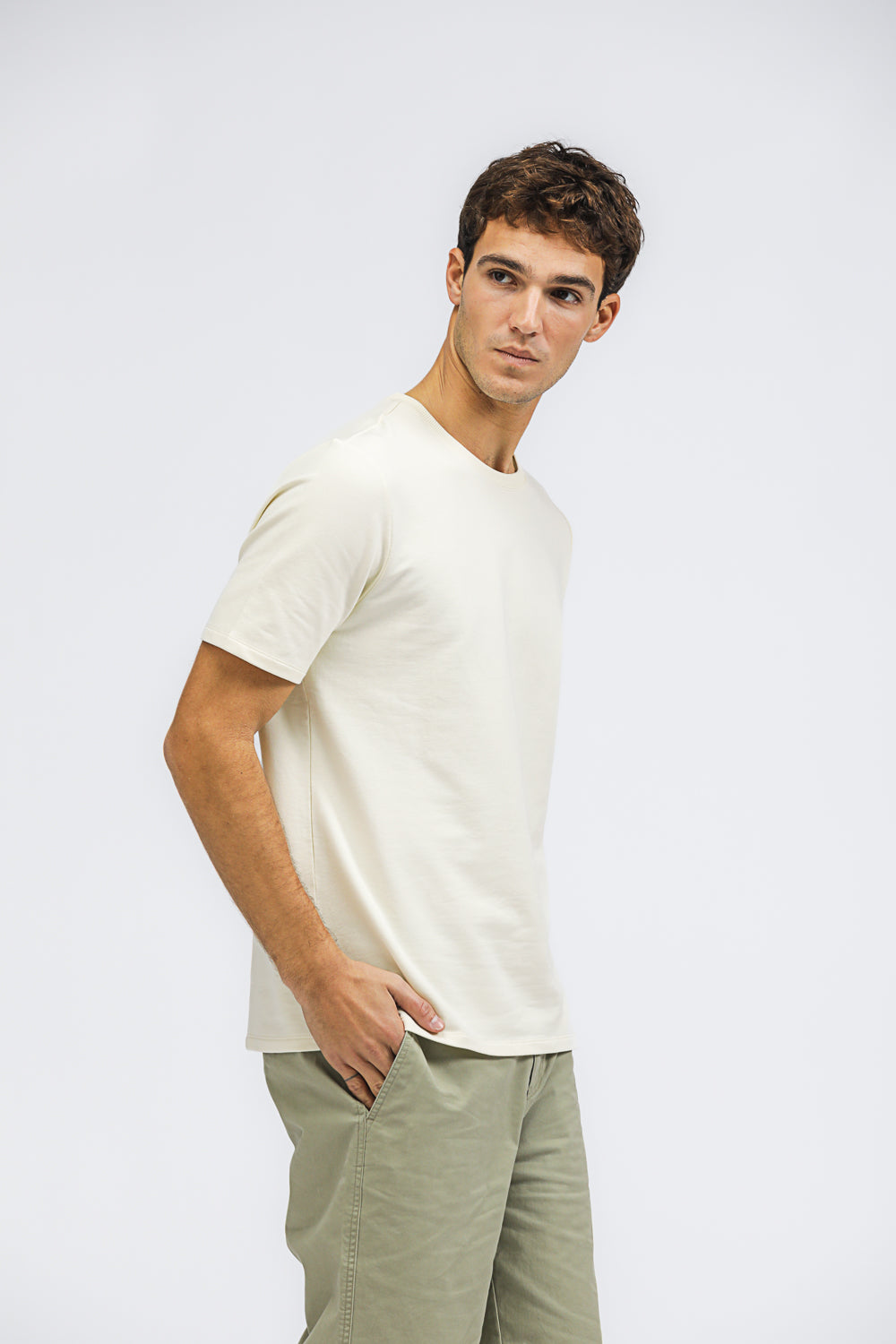 French Terry Knit T Shirt
