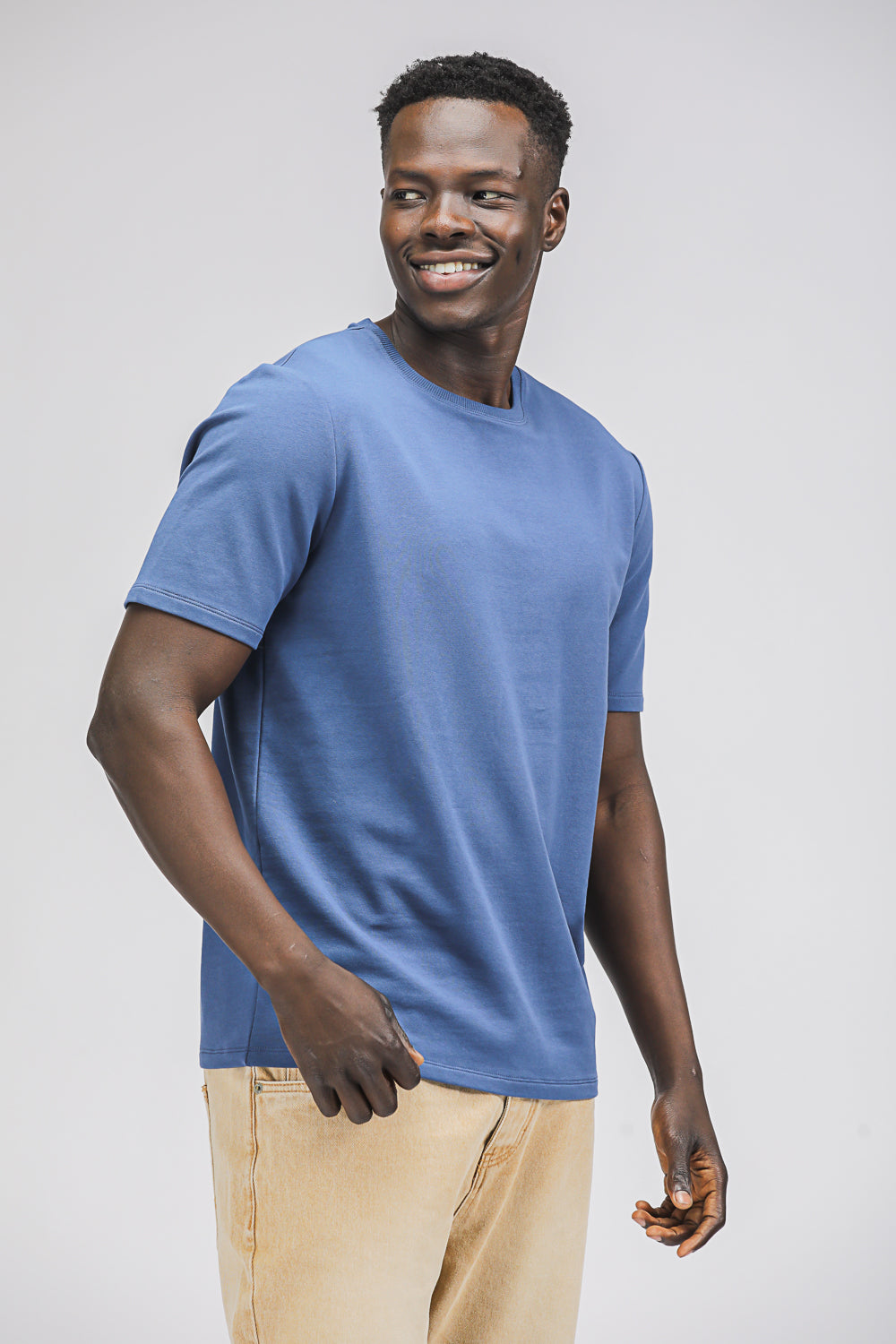 French Terry Knit T Shirt