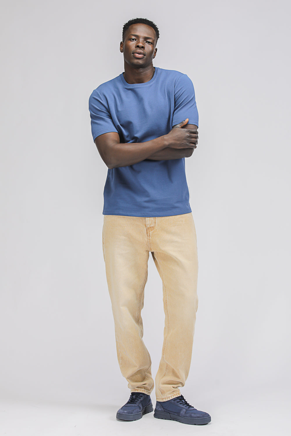 French Terry Knit T Shirt