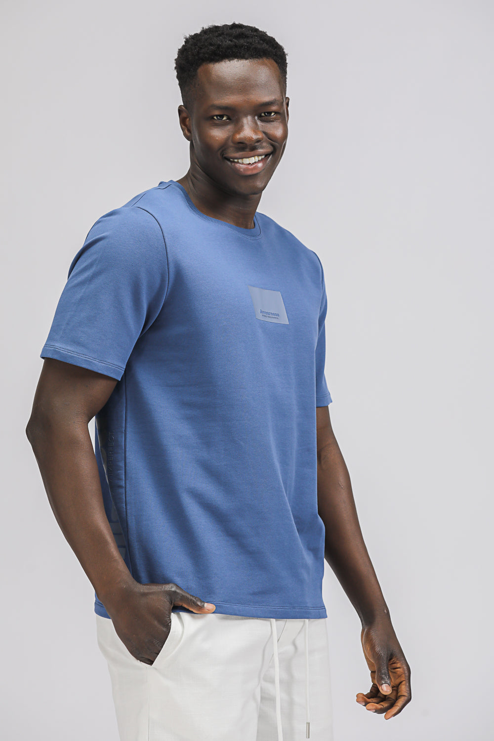 French Terry Knit T Shirt