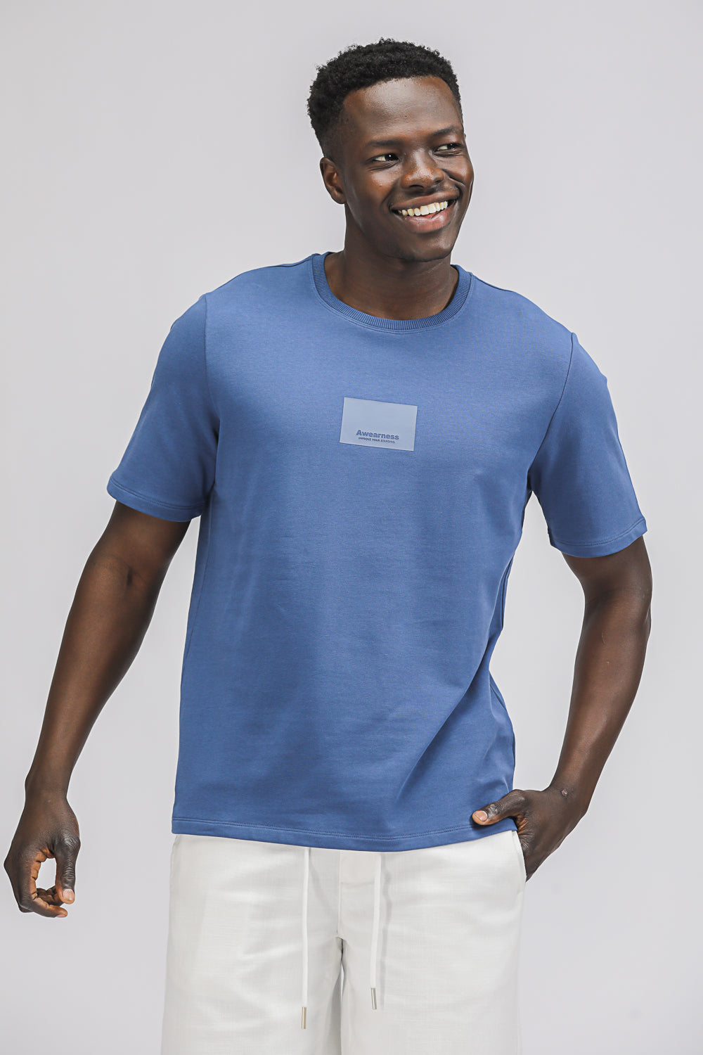 French Terry Knit T Shirt