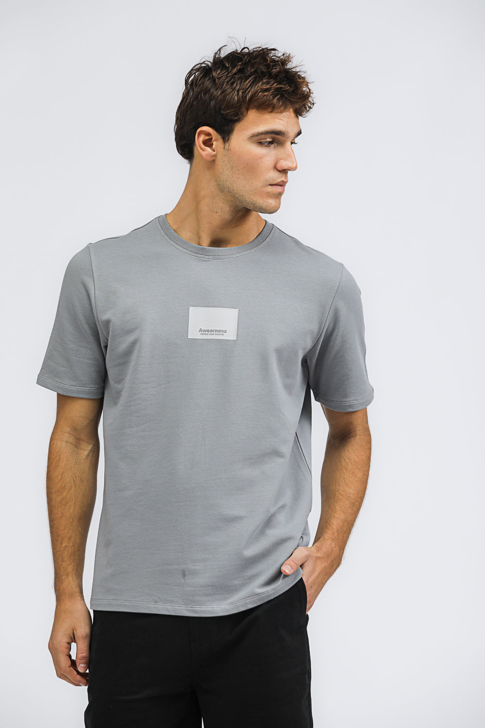 French Terry Knit T Shirt