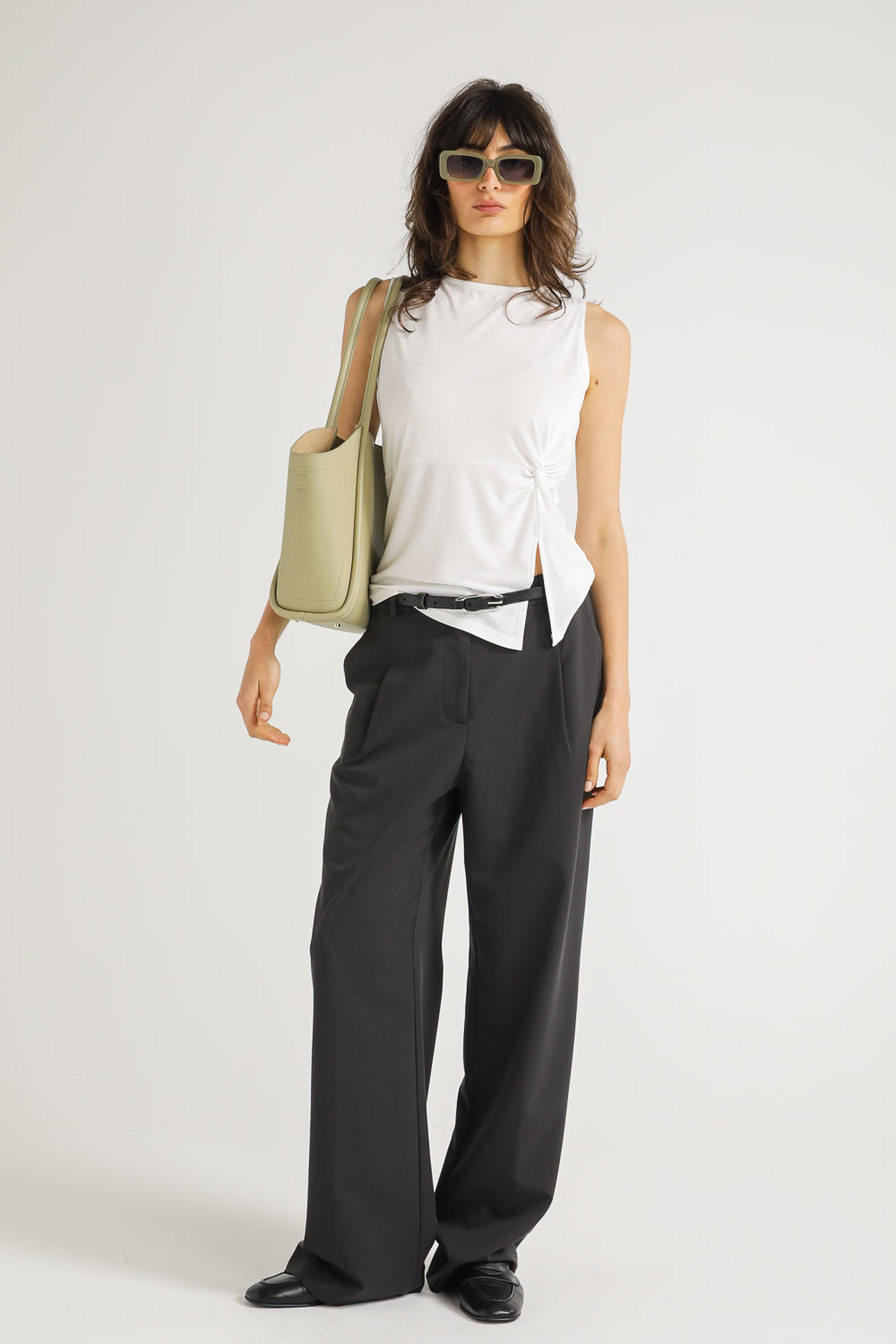 Asymmetric Sleeveless Top