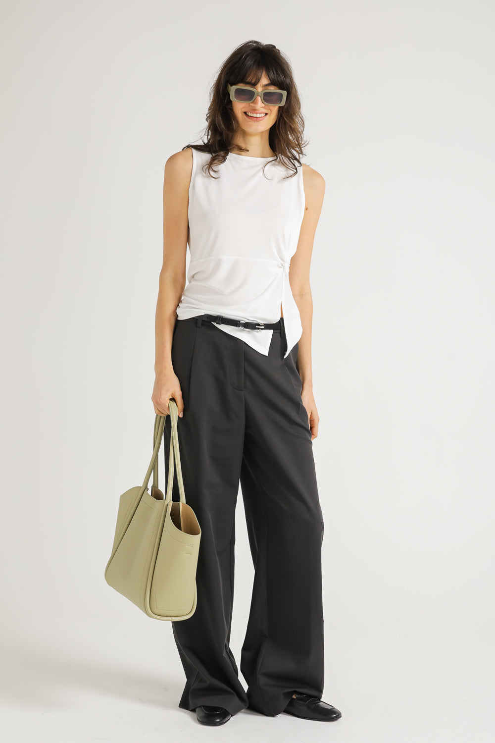 Asymmetric Sleeveless Top