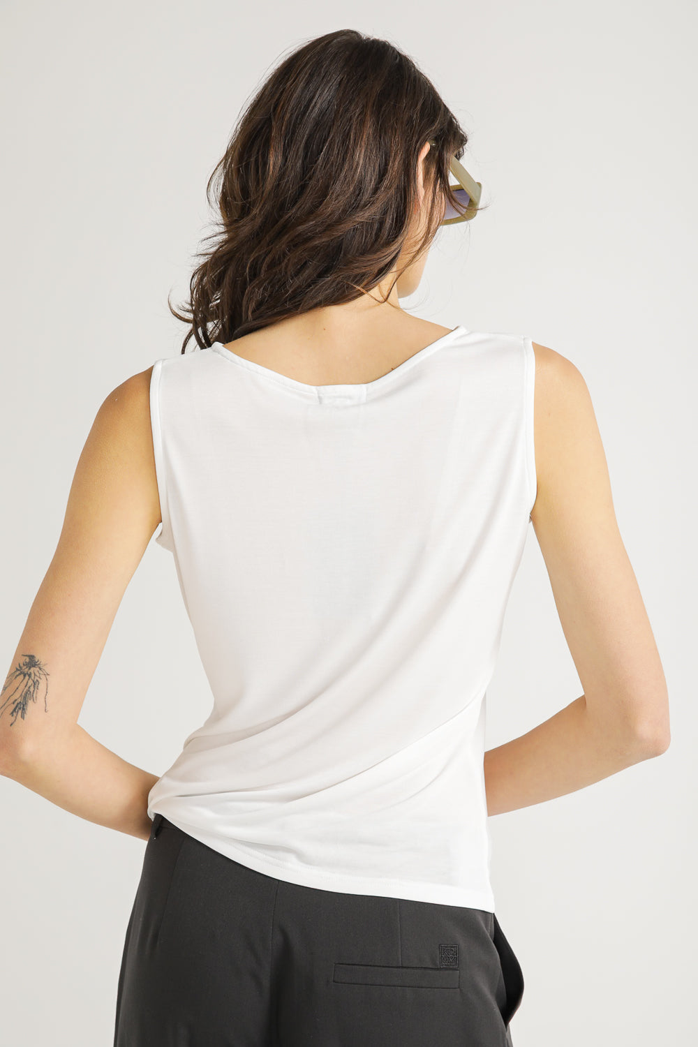 Asymmetric Sleeveless Top