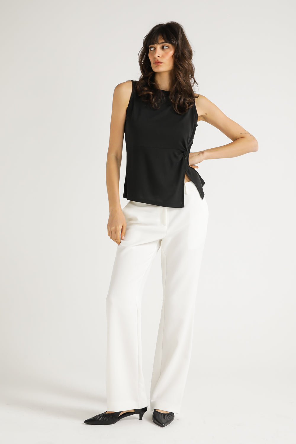 Asymmetric Sleeveless Top