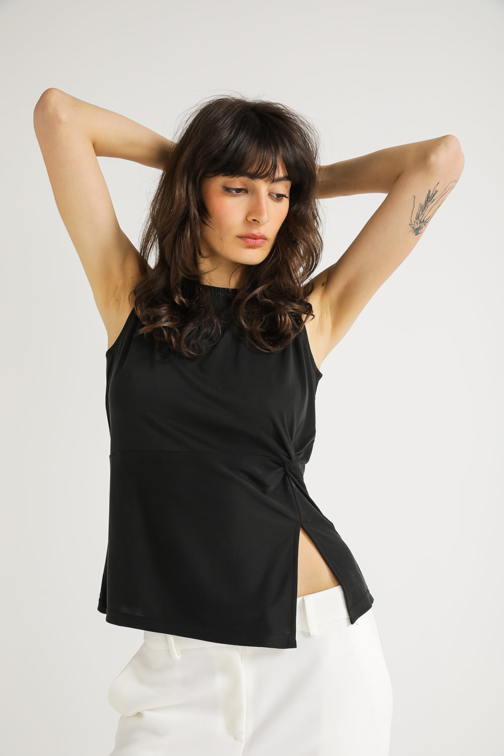 Asymmetric Sleeveless Top