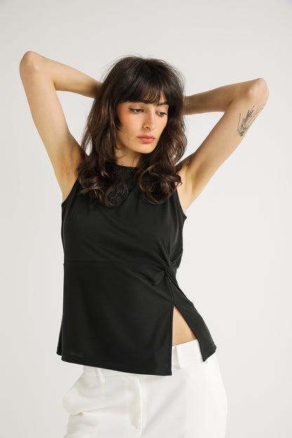 Asymmetric Sleeveless Top