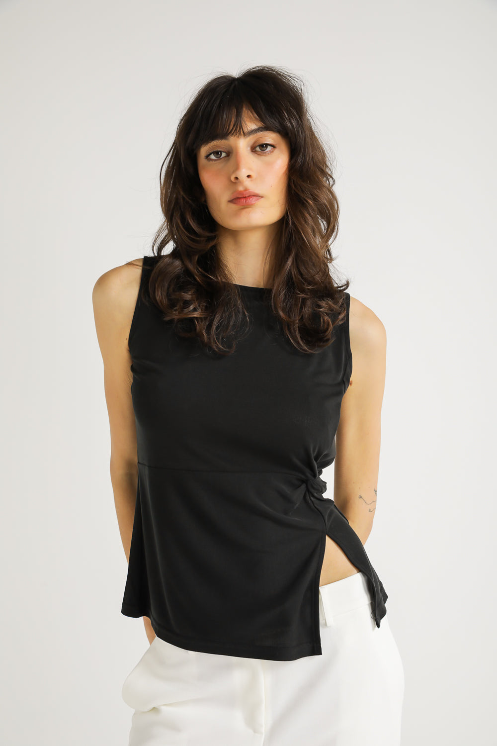 Asymmetric Sleeveless Top