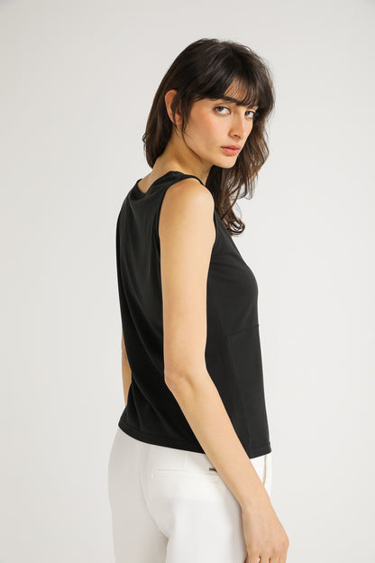 Asymmetric Sleeveless Top