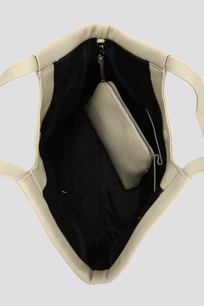 Canvas Tote Bag & Pouch Set