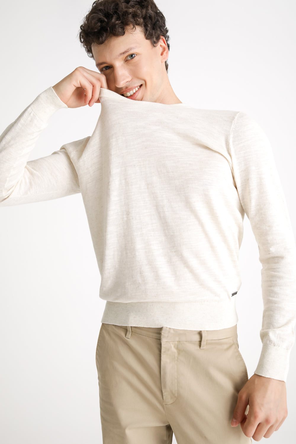 Crew Neck Knit Sweater