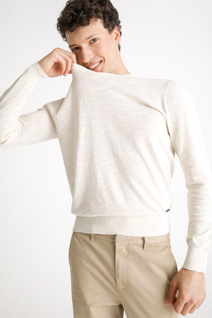 Crew Neck Knit Sweater
