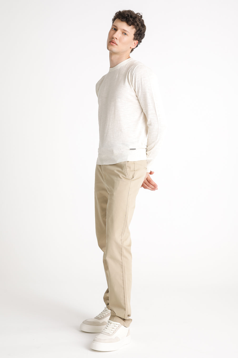 Crew Neck Knit Sweater