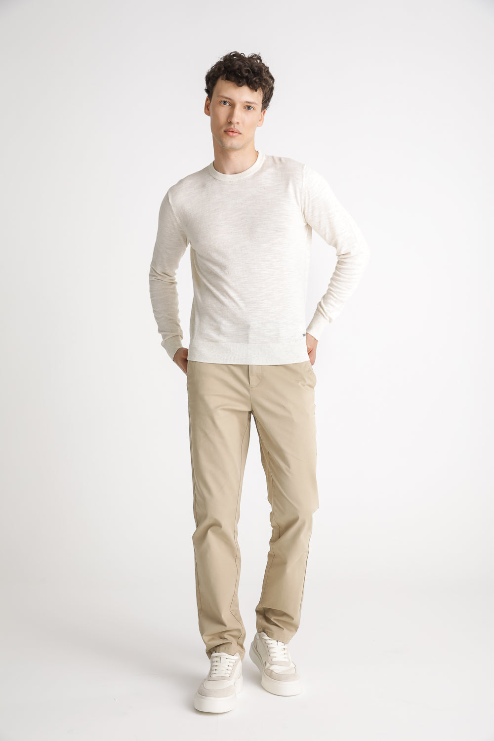 Crew Neck Knit Sweater