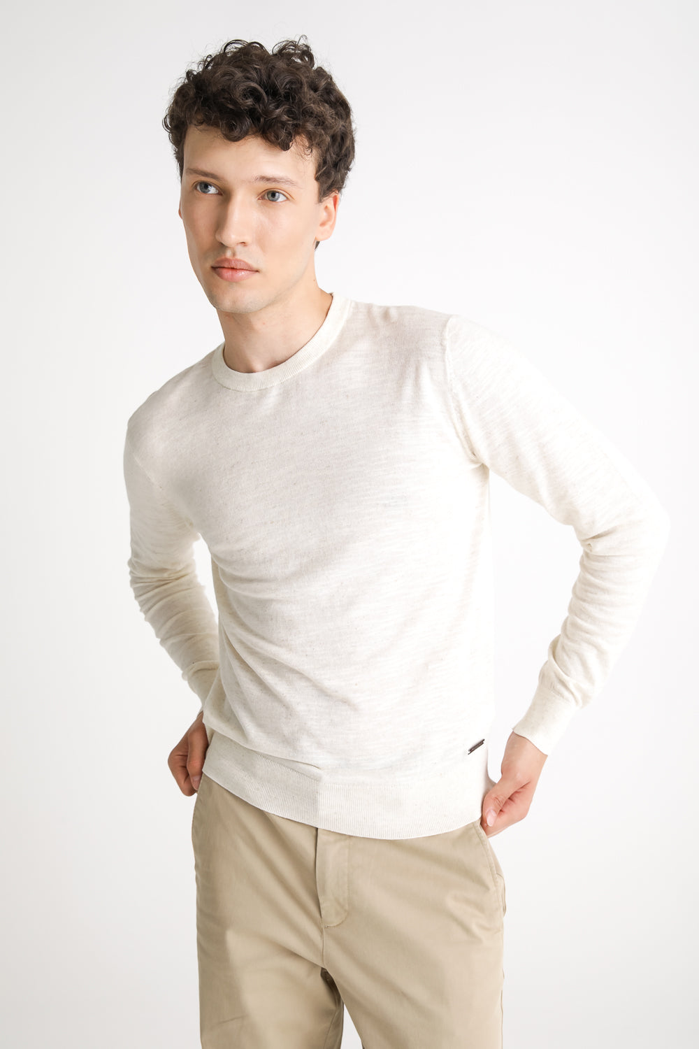 Crew Neck Knit Sweater