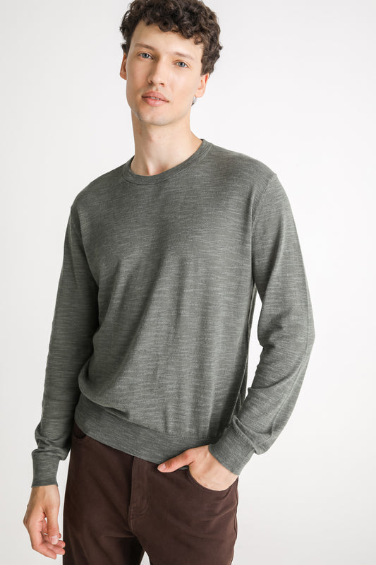 Crew Neck Knit Sweater