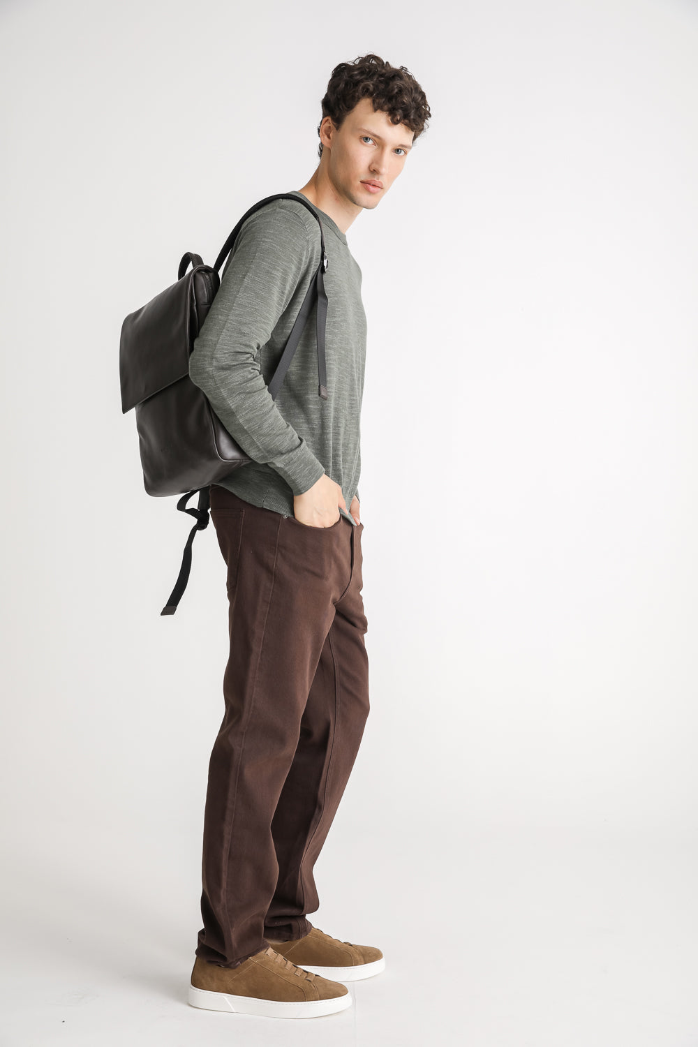 Crew Neck Knit Sweater
