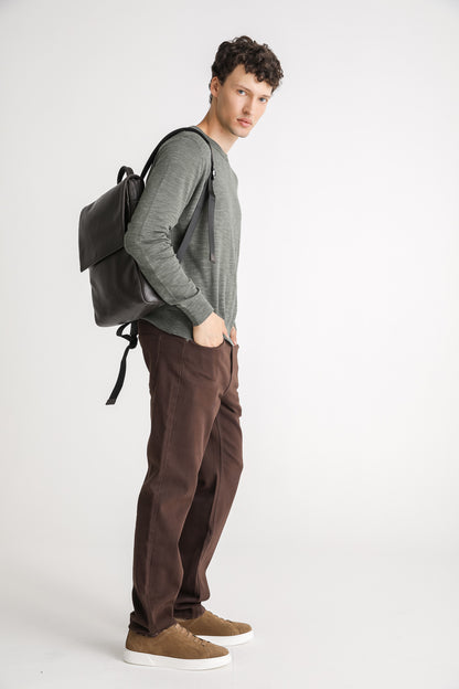 Crew Neck Knit Sweater