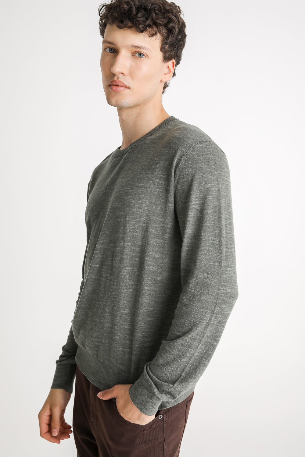 Crew Neck Knit Sweater
