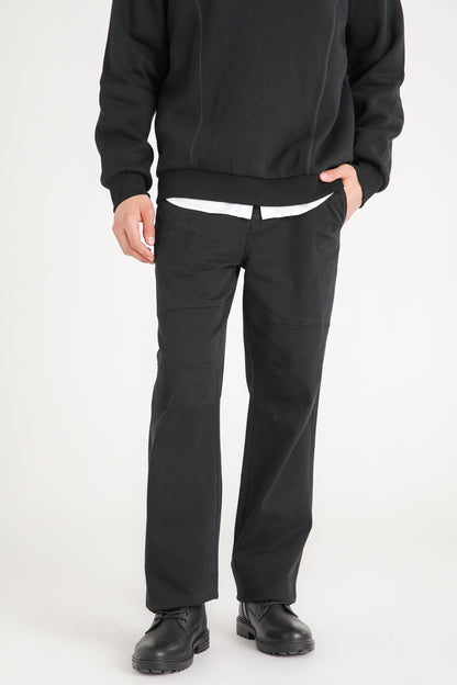 Straight Fit Cotton Pants