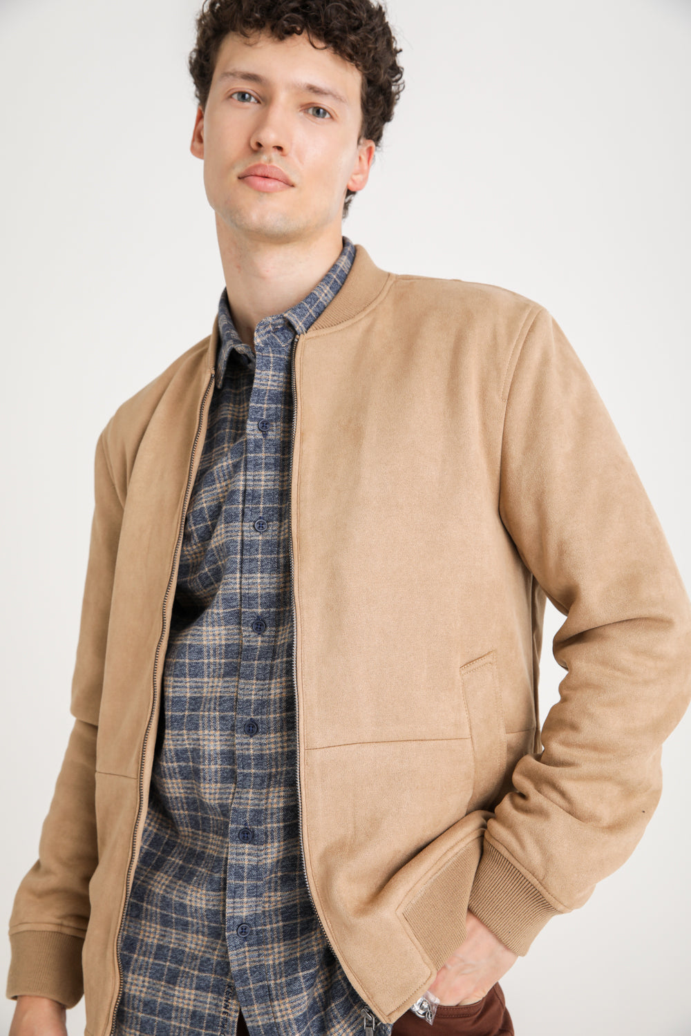 Rib Trim Jacket