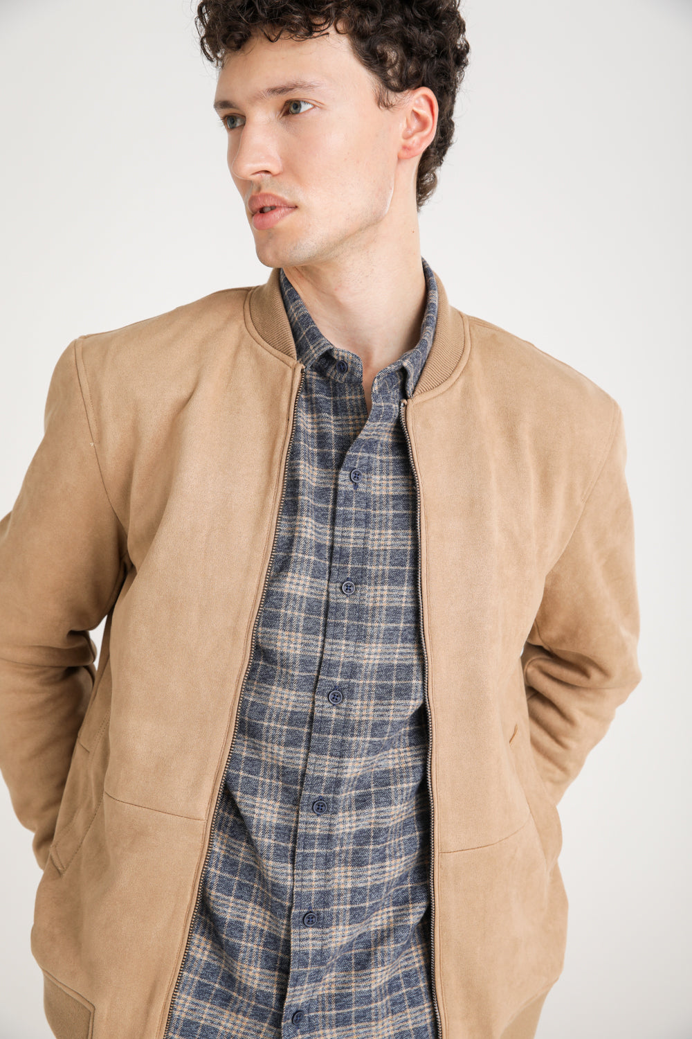 Rib Trim Jacket
