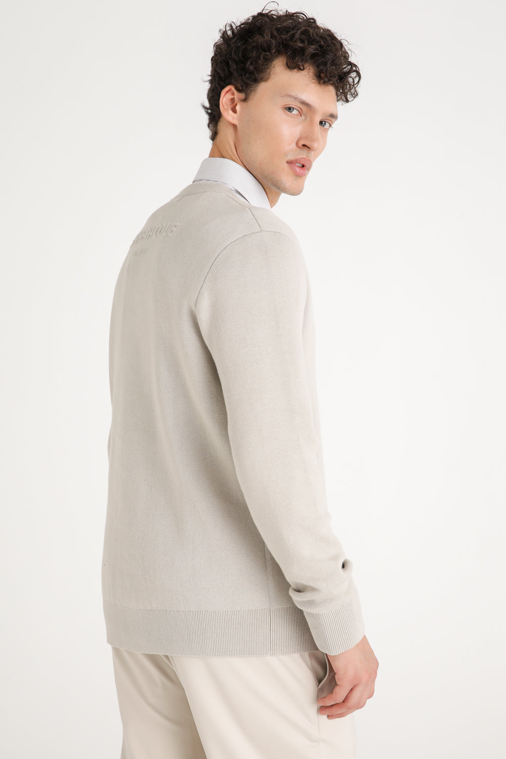 Cotton Logo Sweater