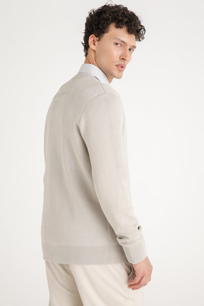 Cotton Logo Sweater