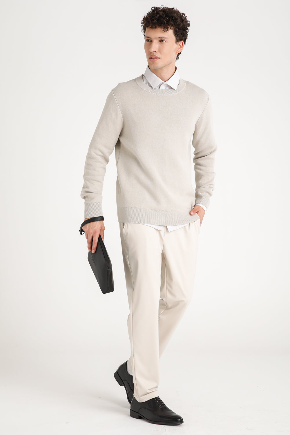 Cotton Logo Sweater