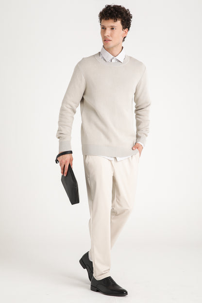 Cotton Logo Sweater