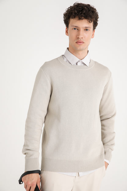 Cotton Logo Sweater