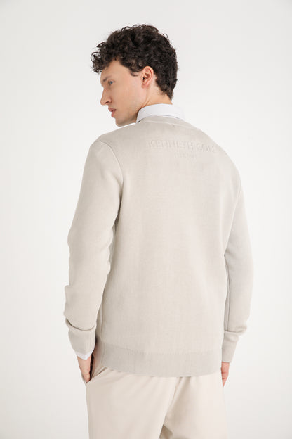 Cotton Logo Sweater