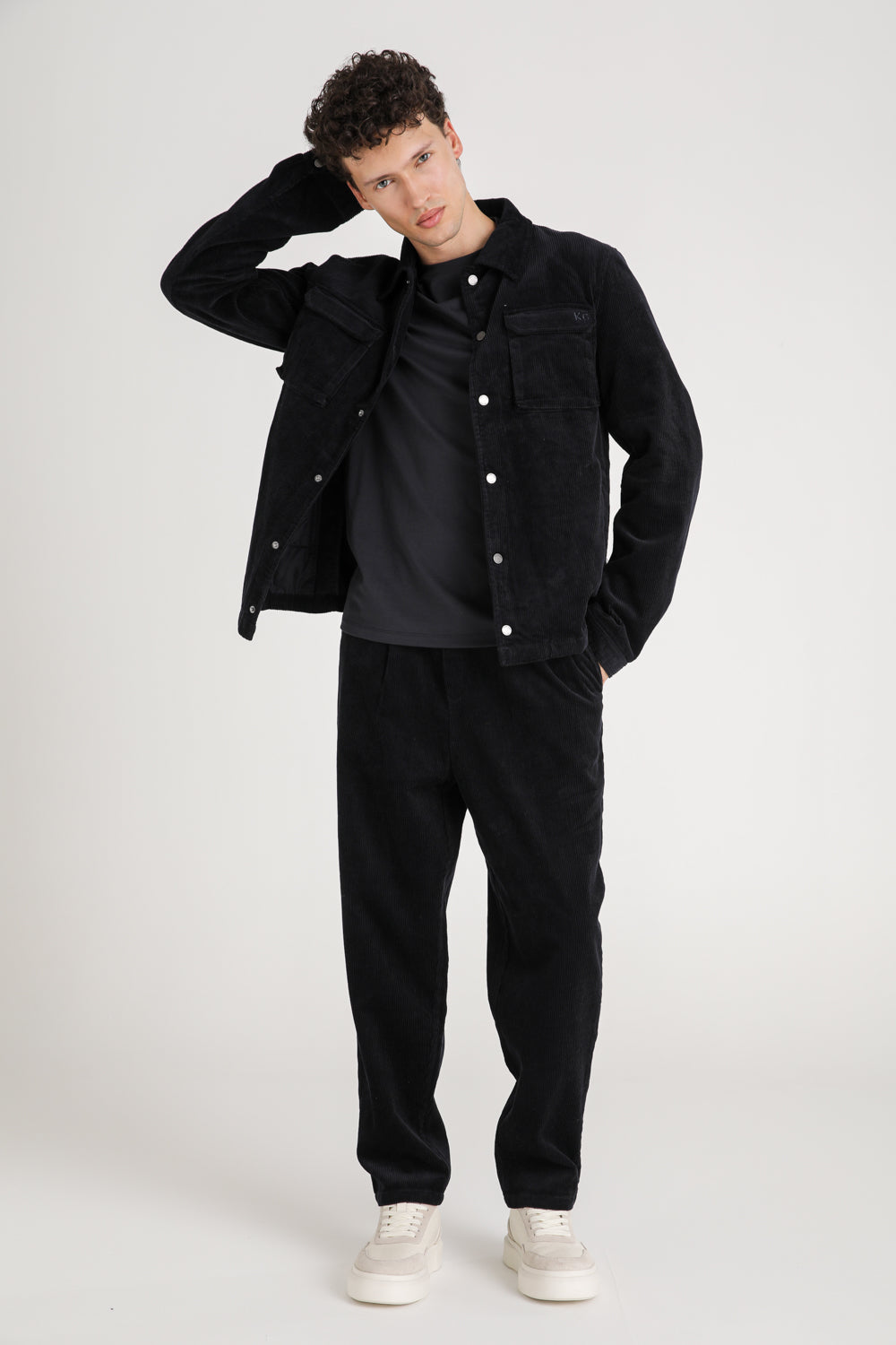 Cotton Snap Button Jacket