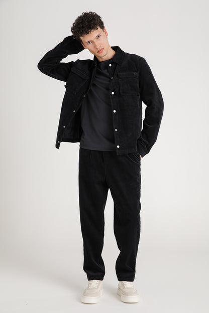 Cotton Snap Button Jacket