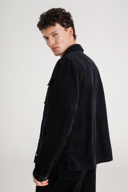Cotton Snap Button Jacket