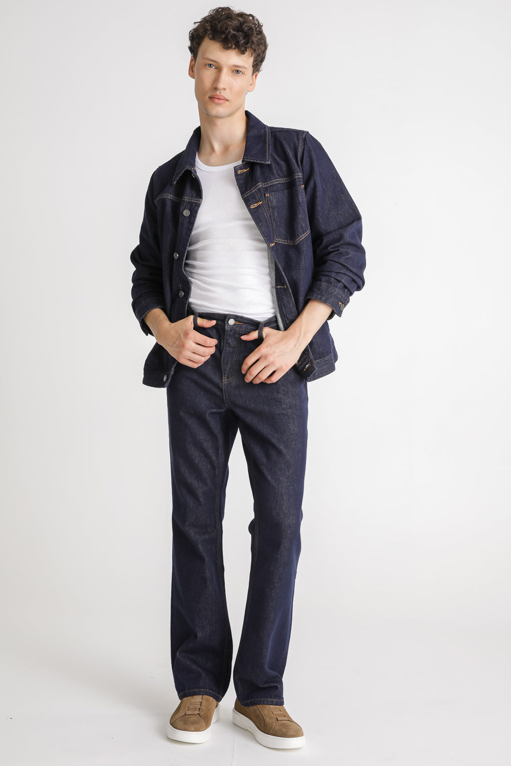 Cotton Straight Fit Jeans