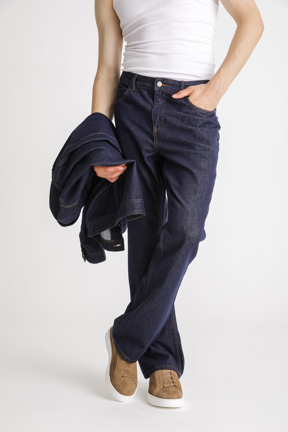 Cotton Straight Fit Jeans