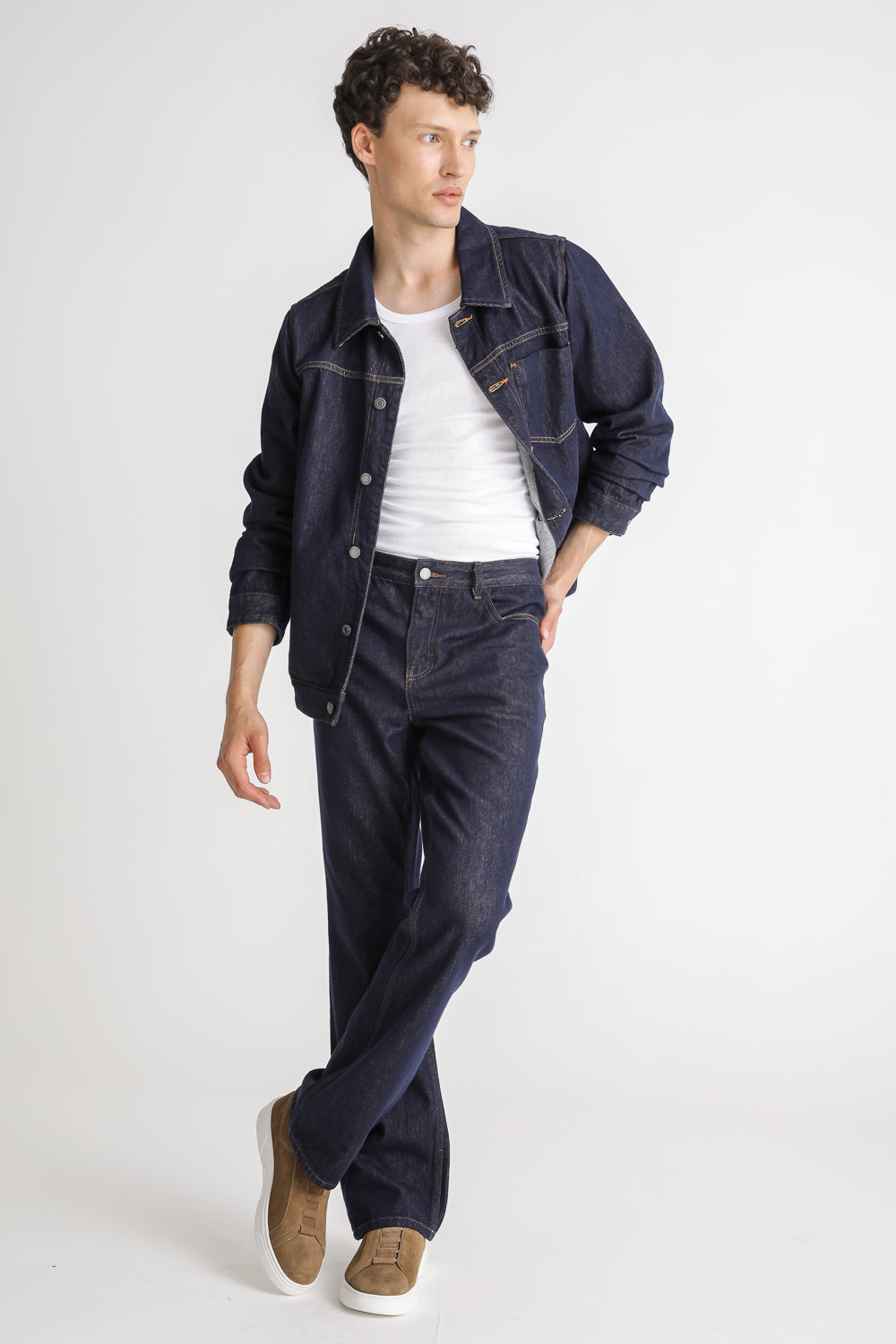 Cotton Straight Fit Jeans