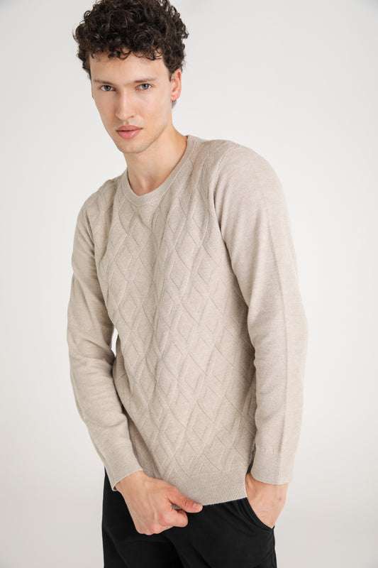 Textured Knit Sweater
