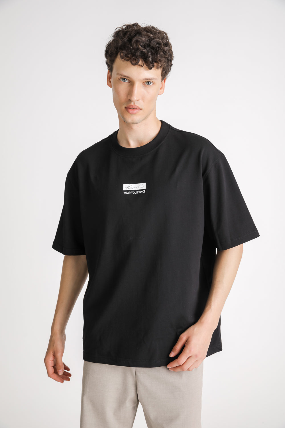 Oversized Graphic Cotton T Shirt